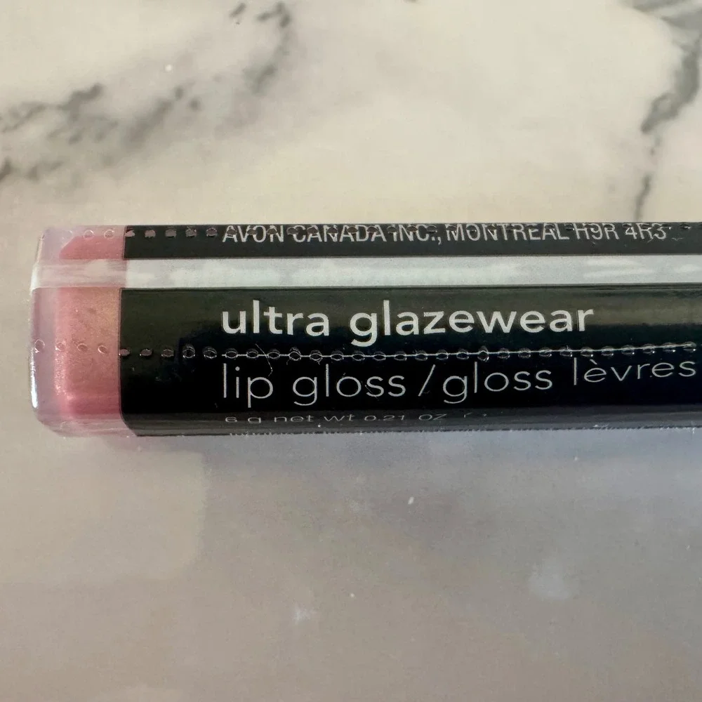 Avon Ultra Glazewear Lip Gloss Tickled Pink K102 Shimmer High Shine New Sealed